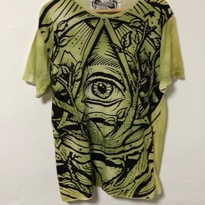 Streetwear download illuminati graphic Tee